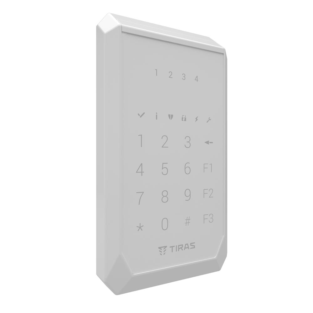 Клавіатура Tiras K-PAD4+ біла (white)