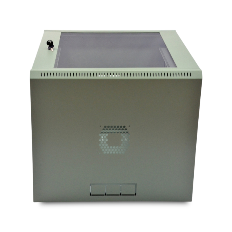 Шафа SteelNet 12U 600 x 600 (скло, сірий)