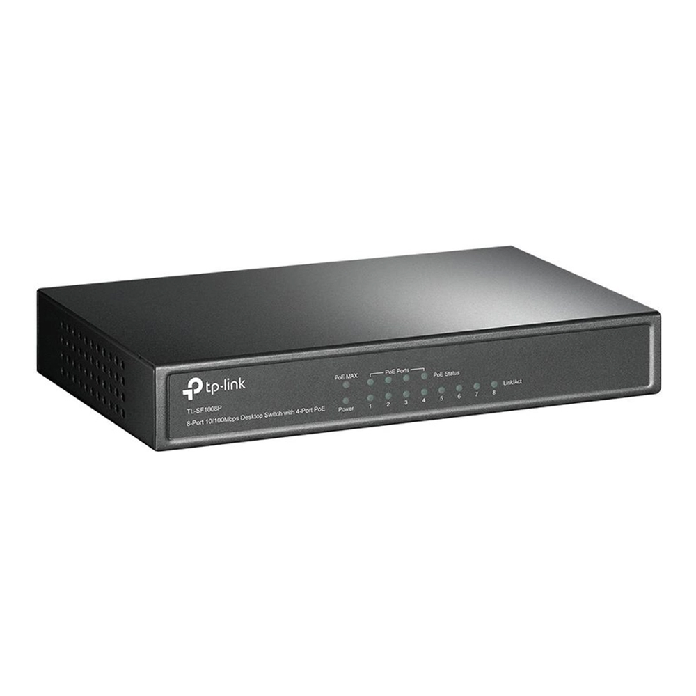 POE комутатор TP-Link TL-SF1008P 8-портовий з 4 PoE+