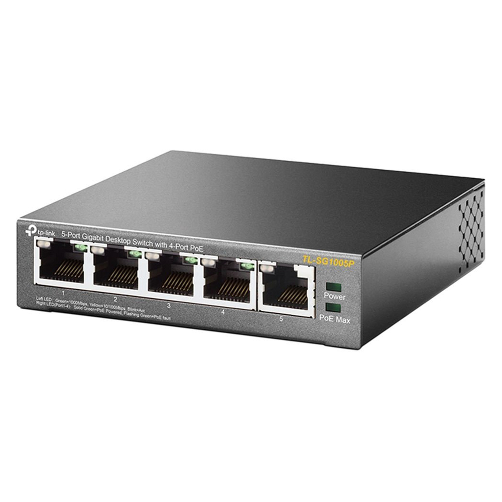 POE комутатор TP-Link TL-SG1005P