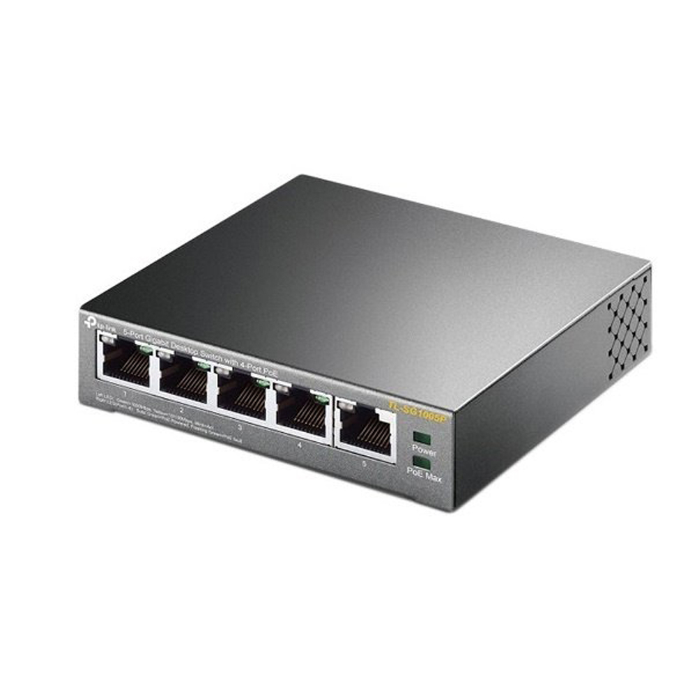 POE комутатор TP-Link TL-SG1005P