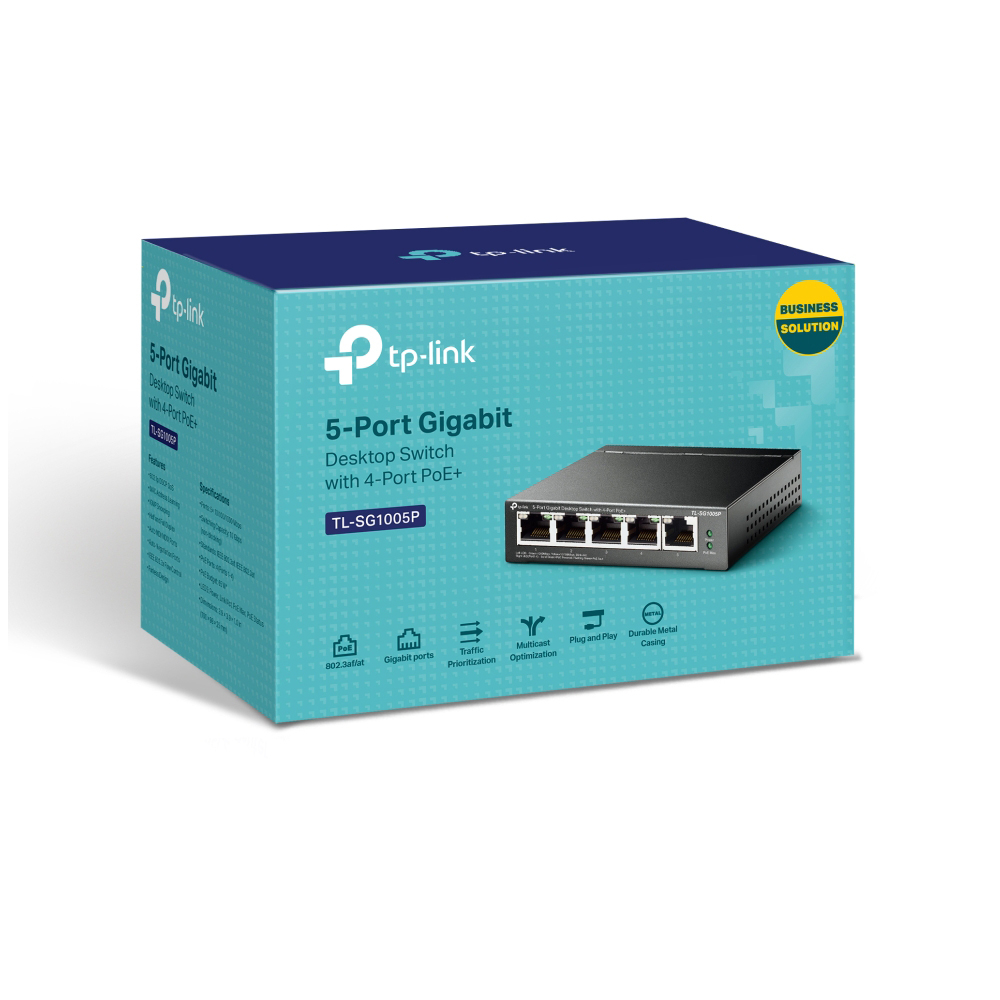 POE комутатор TP-Link TL-SG1005P