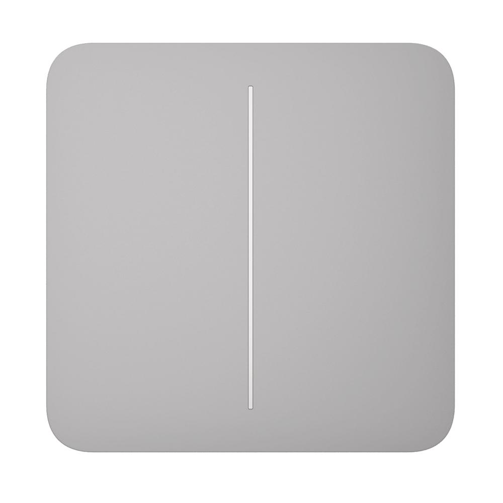 Кнопка вимикача Ajax SoloButton (2-gang) fog