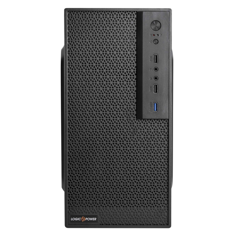 Корпус LogicPower LP 6109 - 400W 8 см MATX 1xUSB3.0, 2xUSB2.0