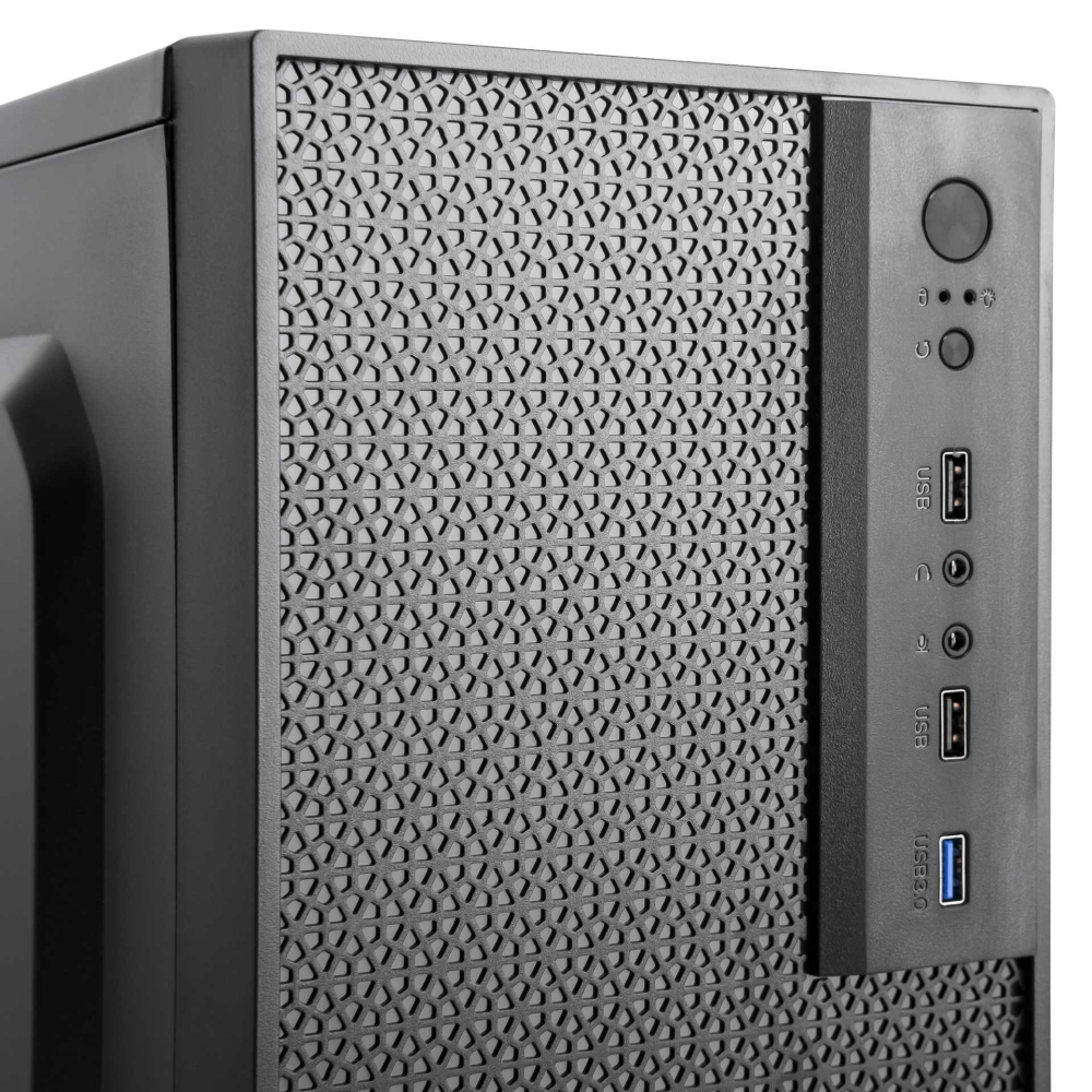Корпус LogicPower LP 6109 - 400W 8 см MATX 1xUSB3.0, 2xUSB2.0