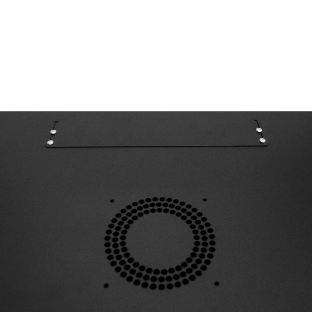 Шафа SteelNet 12U 600 x 450 (скло, чорний)