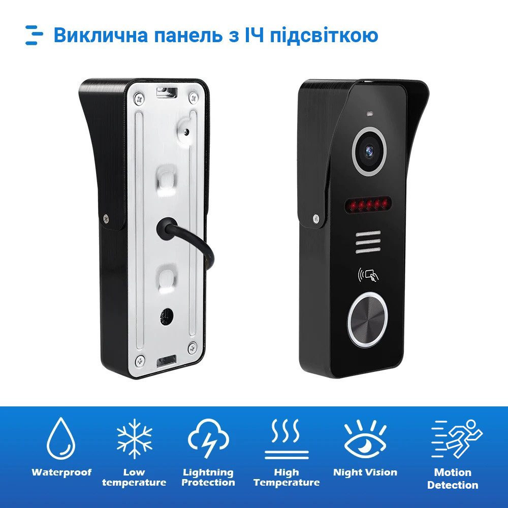 Виклична ІР панель SEVEN Systems CP-7500FHD-Wi-Fi black