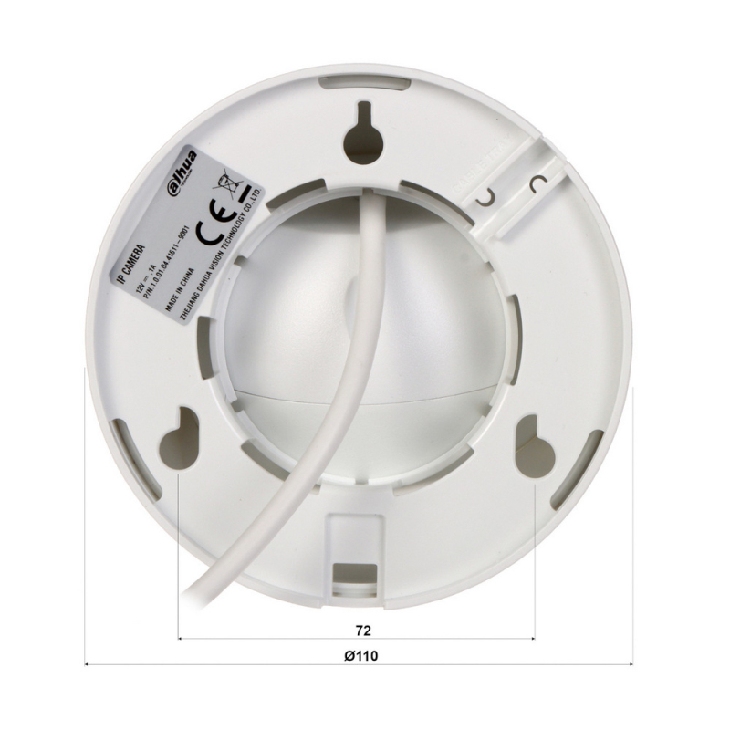 Ip відеокамера Dahua DH-IPC-HDW1430DT-SAW (2.8мм)