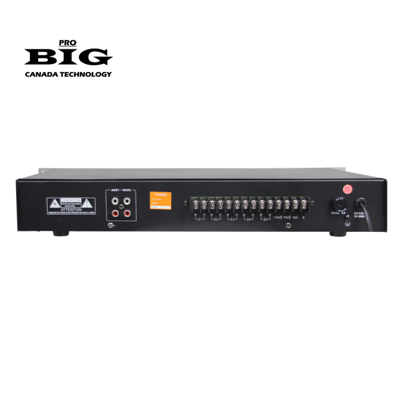 Підсилювач BIG PA250 MP3/FM/BT REMOTE