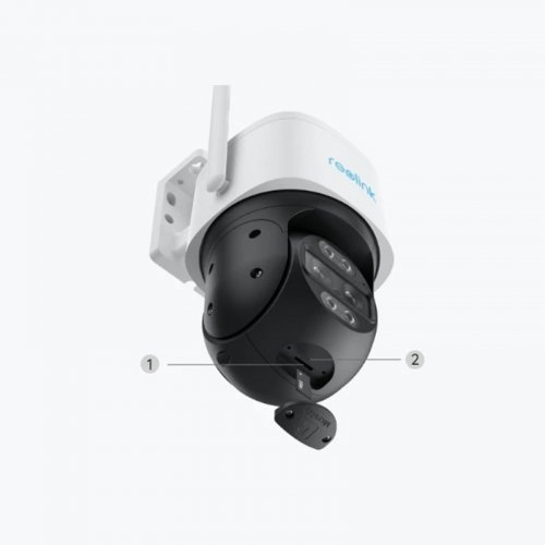 IP відеокамера Reolink TrackMix Wi-Fi 2.8mm 8МП PTZ White