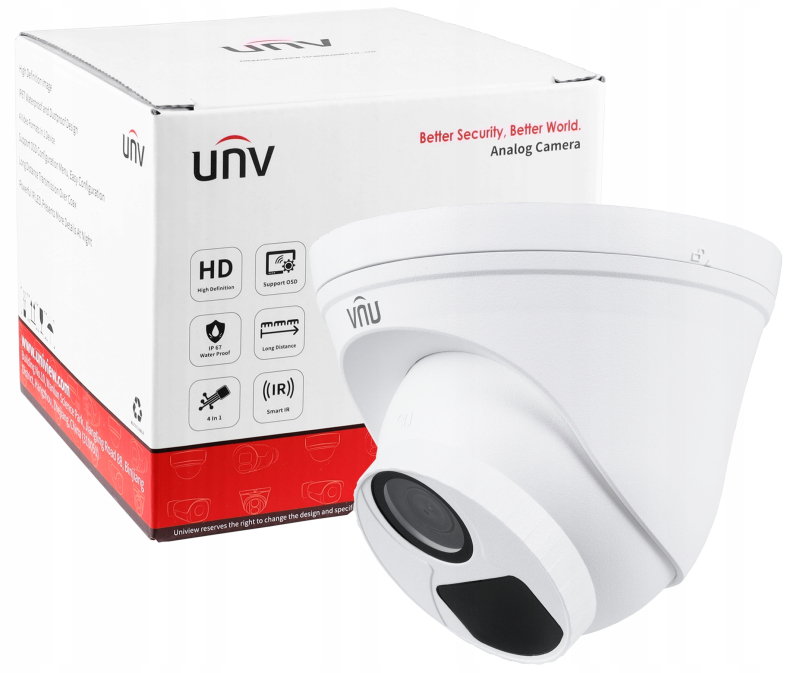 MHD відеокамера Uniview UAC-T112-F28 White