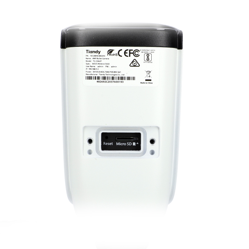 Ip відеокамера Tiandy TC-C34UP (4) Spec: W/E/Y/M/4mm White