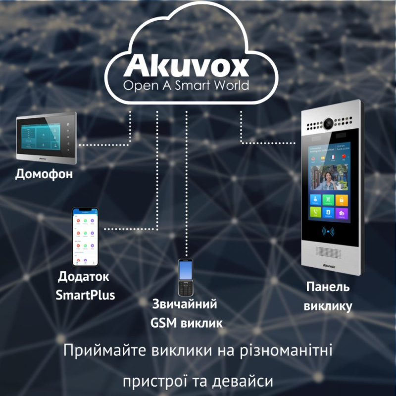 Виклична ІР панель Akuvox 3 Мп R29C