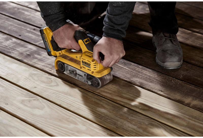 Шліфмашина стрічкова акумуляторна DeWALT DCW220N