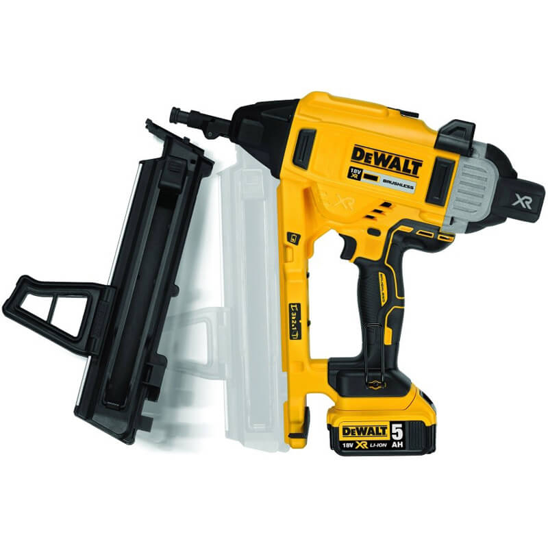Пістолет цвяхозабивний акумуляторний DeWALT по бетону безщітковий DCN890N