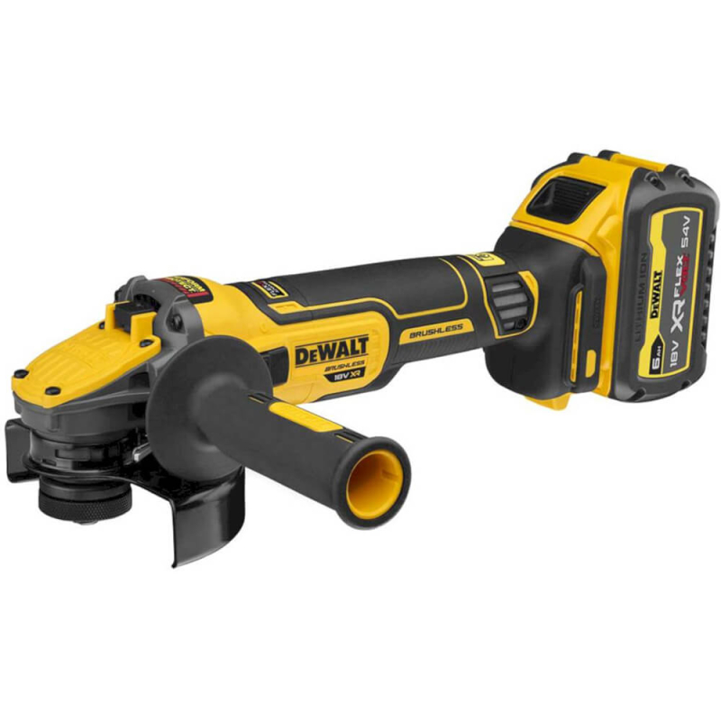 Кутова шліфувальна машина акумуляторна  DeWALT безщіткова DCG409VST1