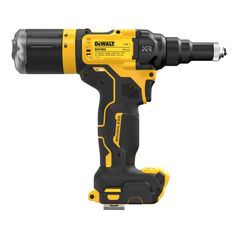 Заклепочник акумуляторний DeWALT безщітковий DCF403NT