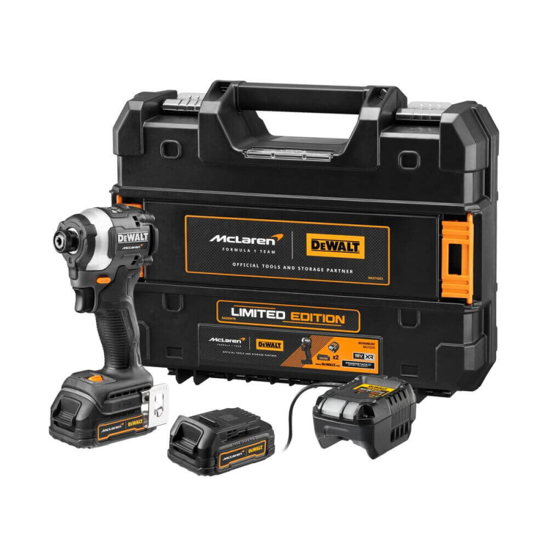 Акумуляторний шуруповерт DeWALT McLaren F1 TEAM LIMITED EDITION DCF85ME2GT