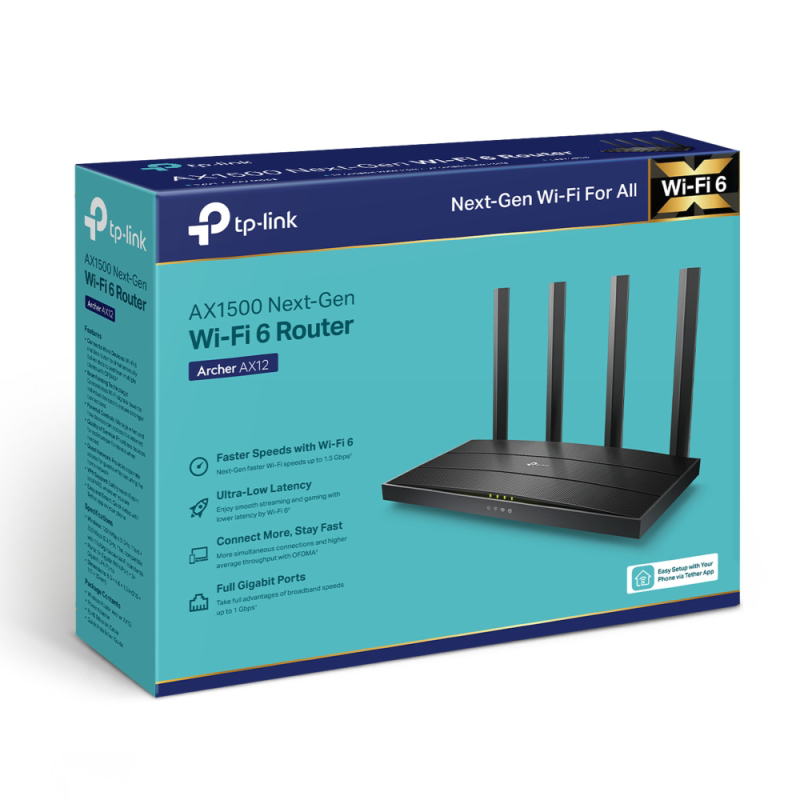 Маршрутизатор TP-Link Archer AX12