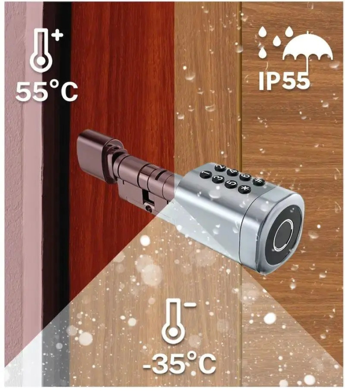 Замок Seven Lock SL-7774BF black (35-90мм)