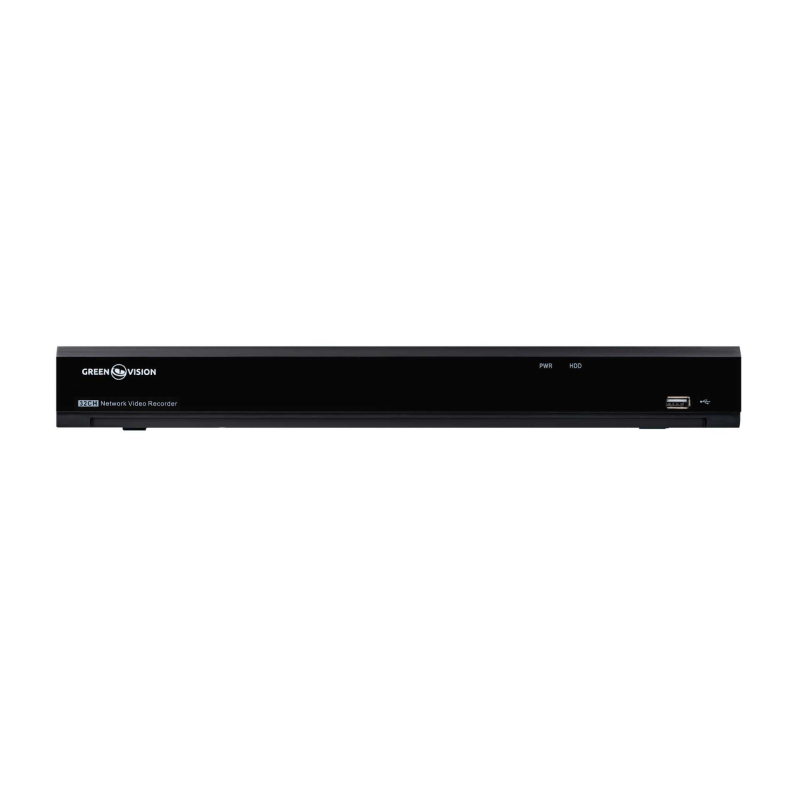 Ip відеореєстратор Green Vision 32-канальний 12MP NVR GV-N-I019/32 12MP (V2)