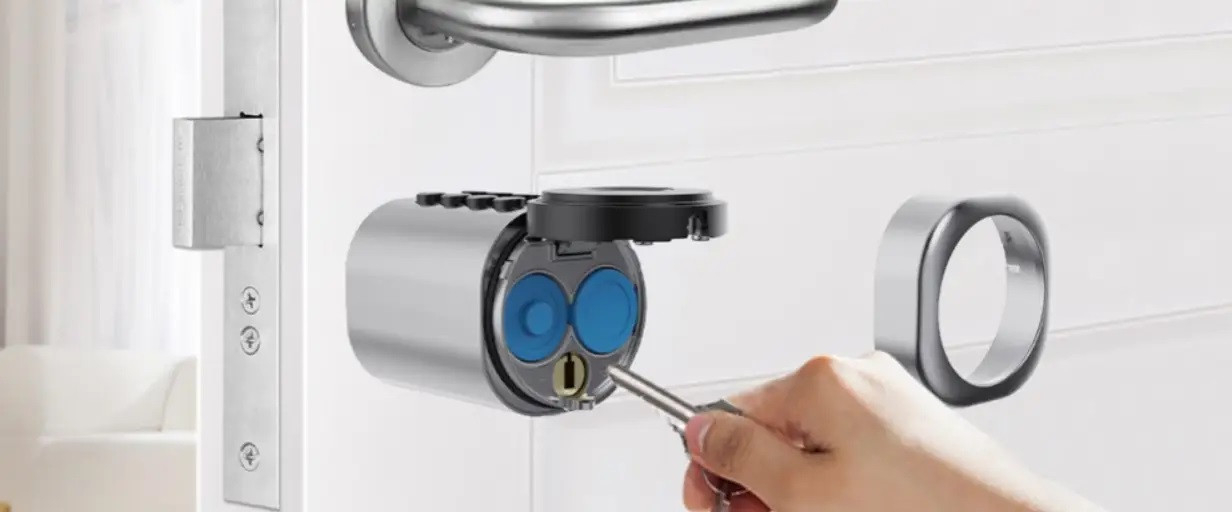 Замок Seven Lock SL-7774BF black (100-150мм)