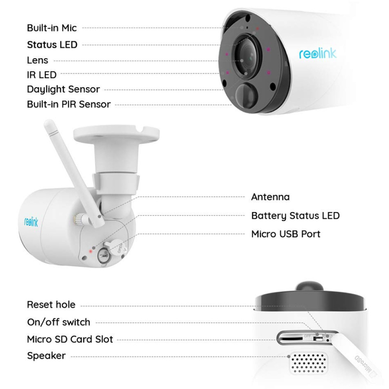 IP відеокамера Reolink Argus Eco