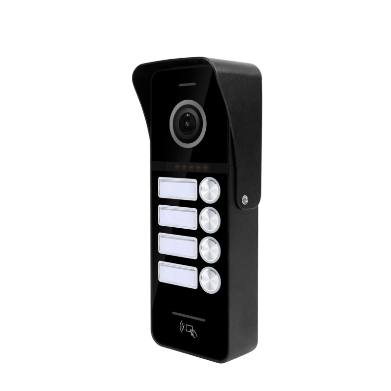 Виклична ІР панель SEVEN Systems CP-7504/4 RFID black