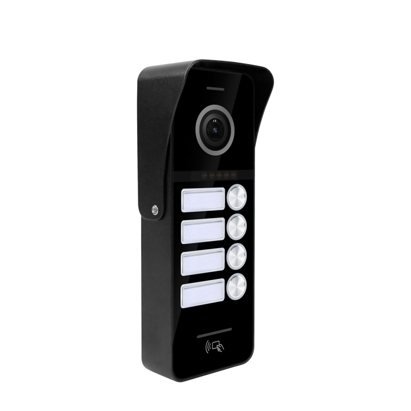 Виклична ІР панель SEVEN Systems CP-7504/4 RFID black