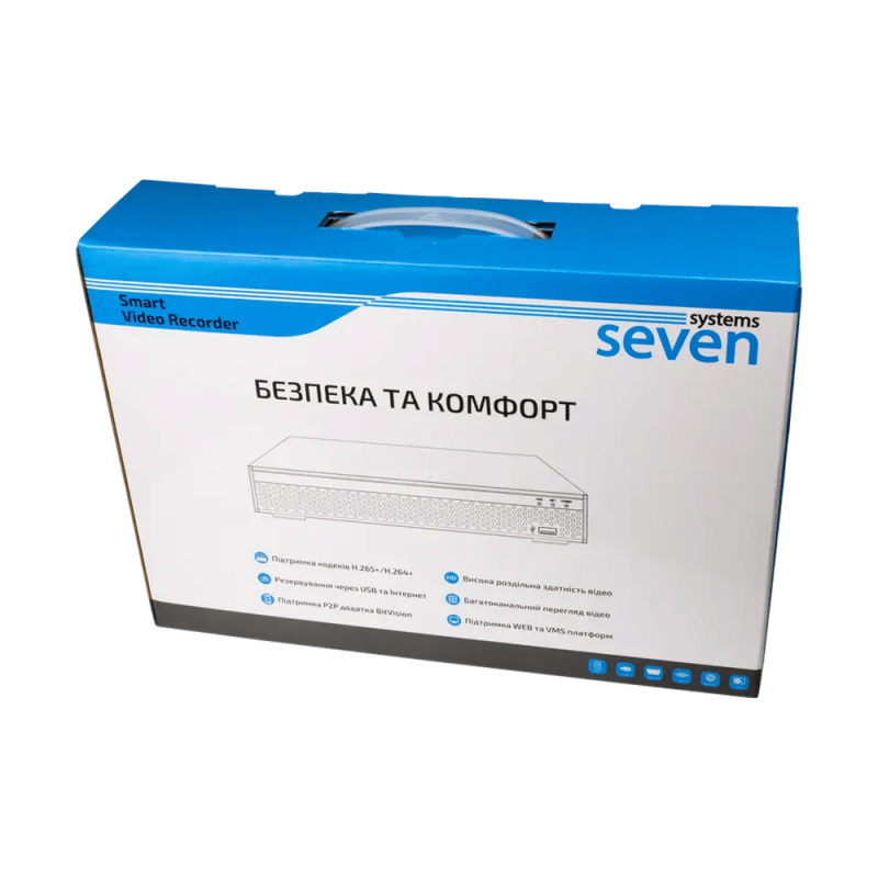 Ip відеореєстратор SEVEN Systems IR-7209-4PAI Lite