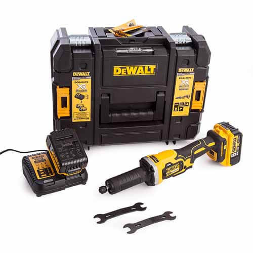 Прямошліфувальна машина акумуляторна DeWALT DCG426P2