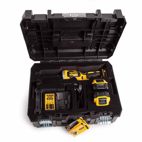 Прямошліфувальна машина акумуляторна DeWALT DCG426P2