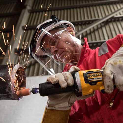 Прямошліфувальна машина акумуляторна DeWALT DCG426P2
