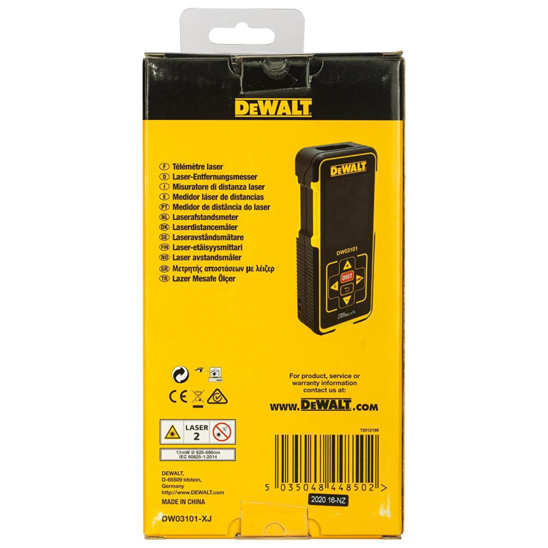 Лазерний далекомір DeWALT DW03101