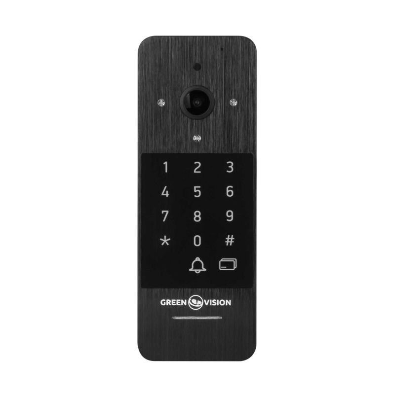 Комплект скуд Green Vision з магнітним замком 280 кг та домофоном GV-901