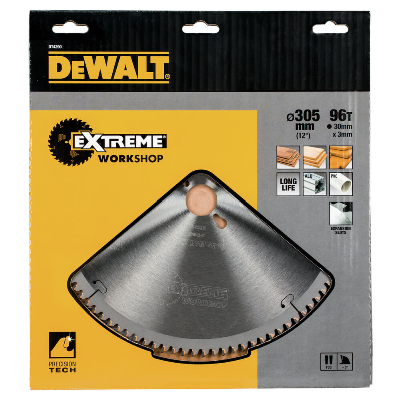 Диск пилковий DeWALT EXTREME WORKSHOP DT4290