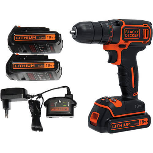 Дриль акумуляторний BLACK+DECKER BDCD