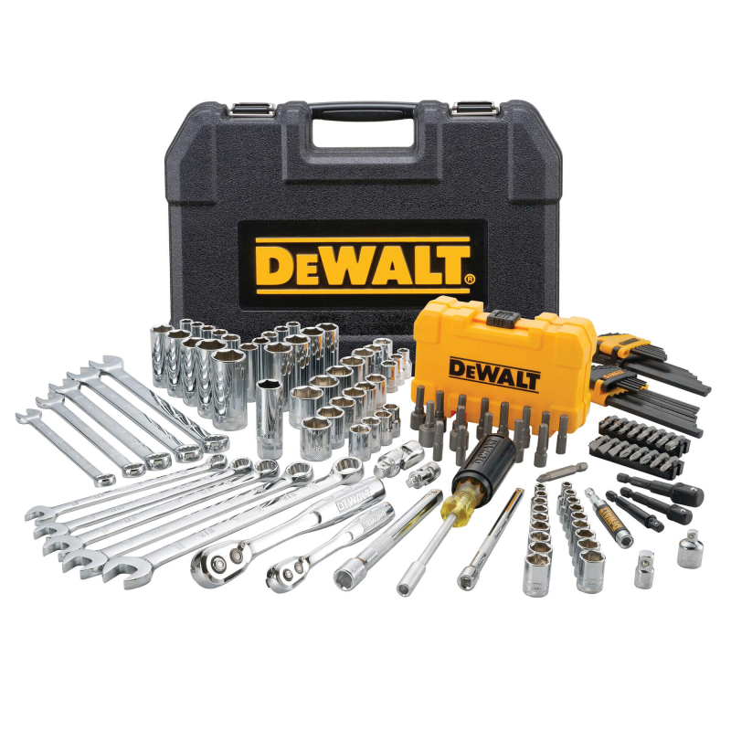 Набір інструментів DeWALT 1/4, 3/8, 142 предмети. DWMT73802-1