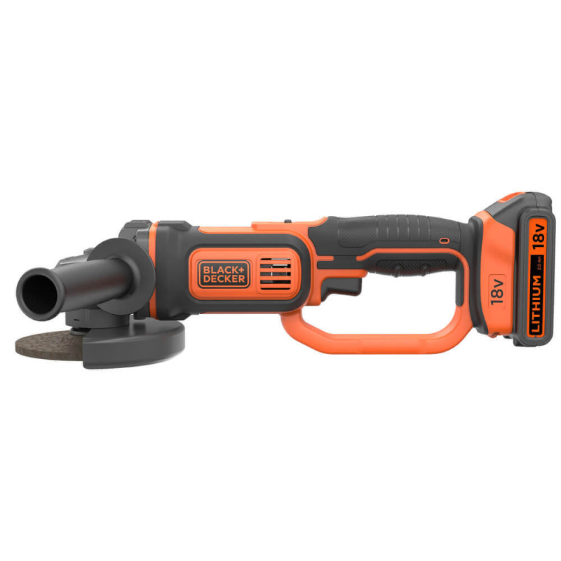 Кутова шліфувальна машина акумуляторна  BLACK+DECKER BCG720M1