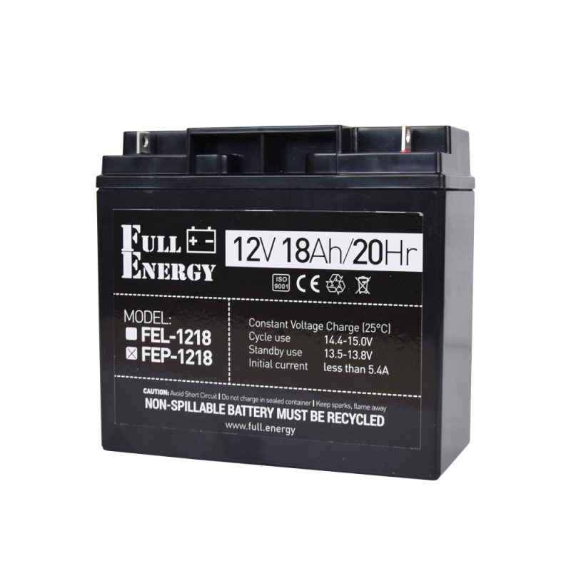 Комплект резервного живлення Full Energy BBG-1210/8 + акумулятор 12В 18А·год FEP-1218