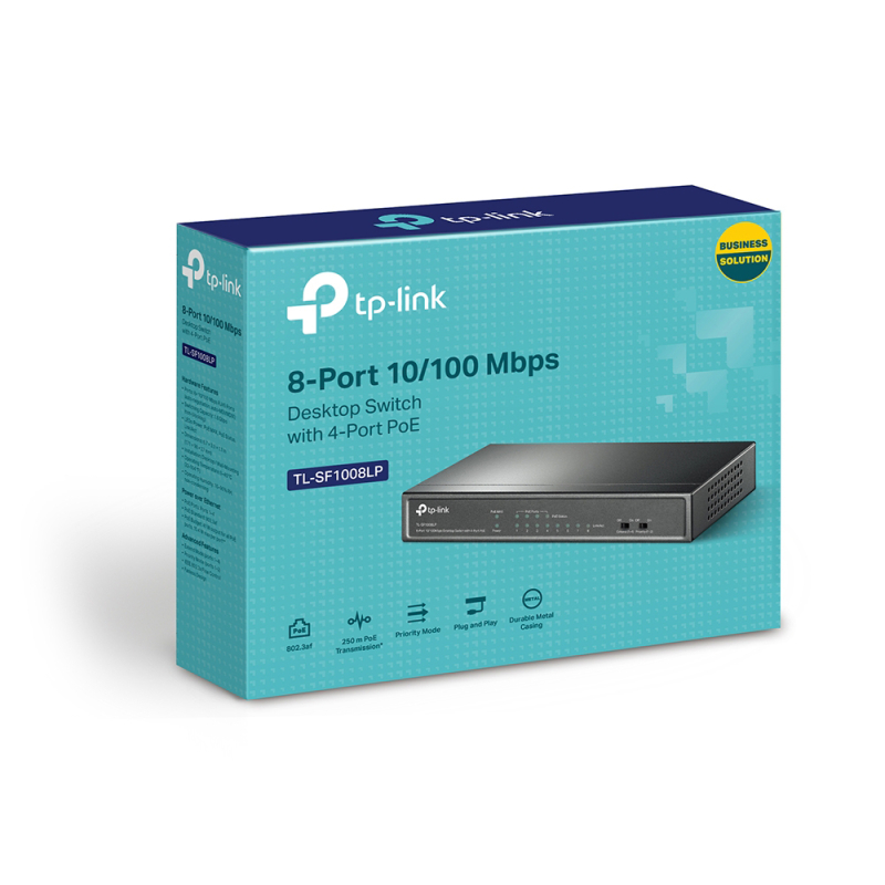 POE комутатор TP-Link TL-SF1008LP