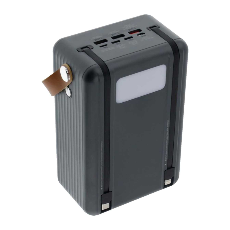 Повербанк Remax Lesu II PD 20W + QC 22.5W 80000mAh Сірий (RPP-566)