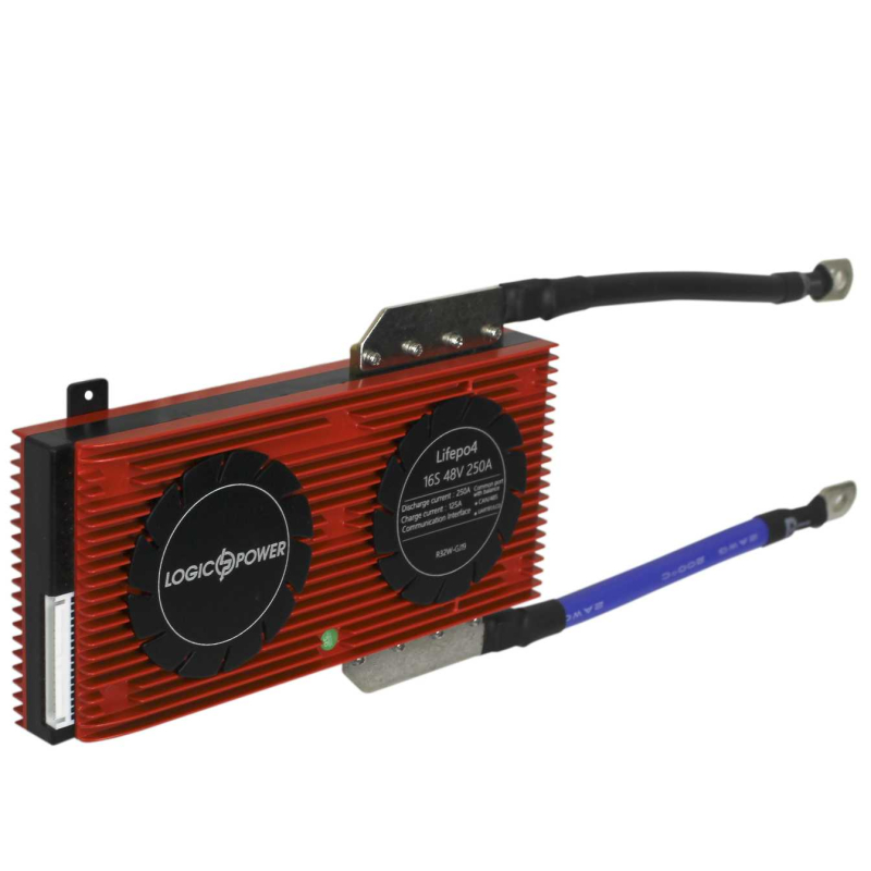 BMS плата LogicPower LiFePO4 48V 16S Dis 250A Ch 125A UART+RS485+CAN