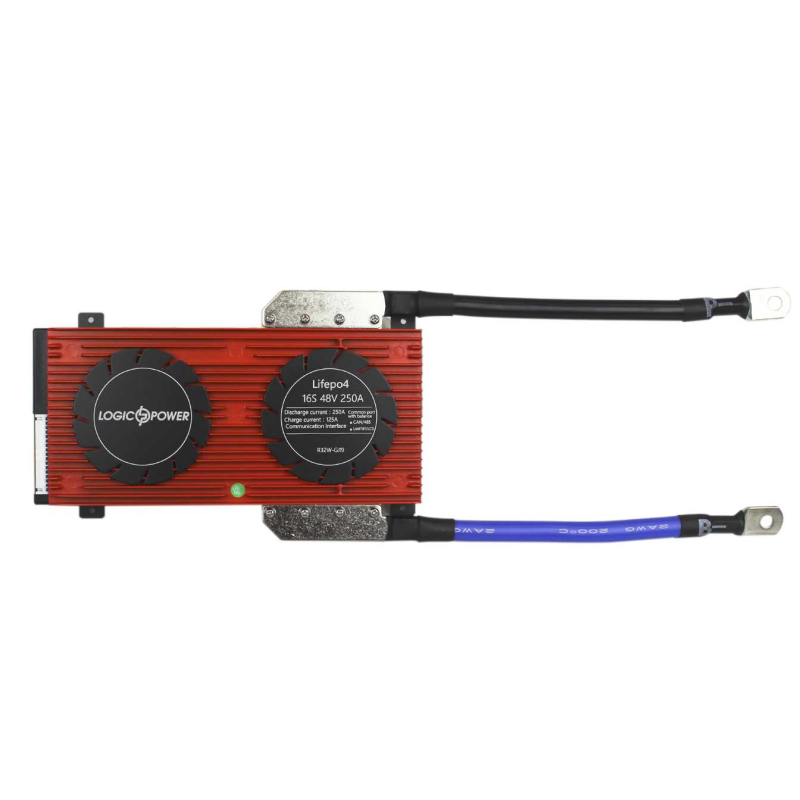 BMS плата LogicPower LiFePO4 48V 16S Dis 250A Ch 125A UART+RS485+CAN