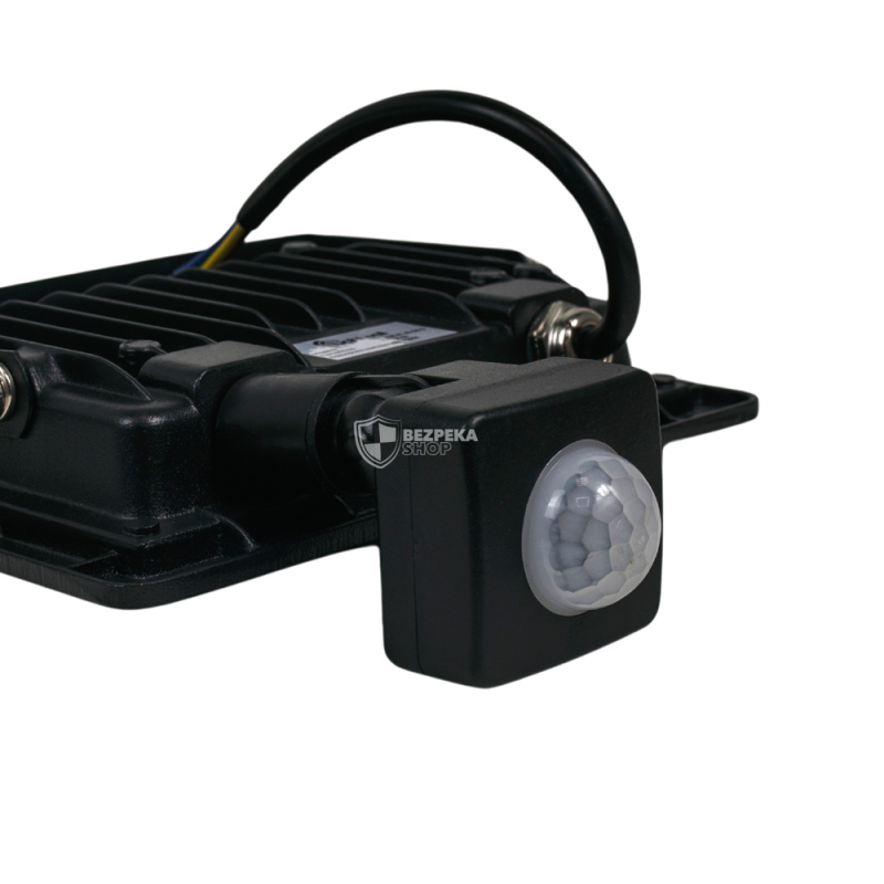 Світлодіодний прожектор Lightwell LW-FL-B-20-S 20 W з датчиком руху