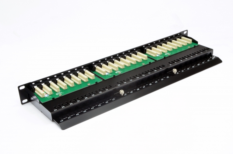 Патч панель EPNew 19" 48xRJ-45 UTP, кат. 6, 1U, dual type, (6PLD-U48BK1UZ)