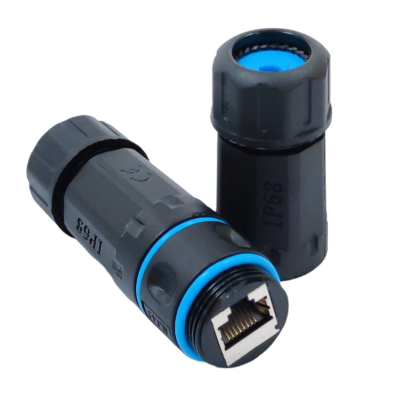 Зєднувач Kingda IP68, RJ45-RJ45, STP, кат. 6, (KD-CP3010SHC6)
