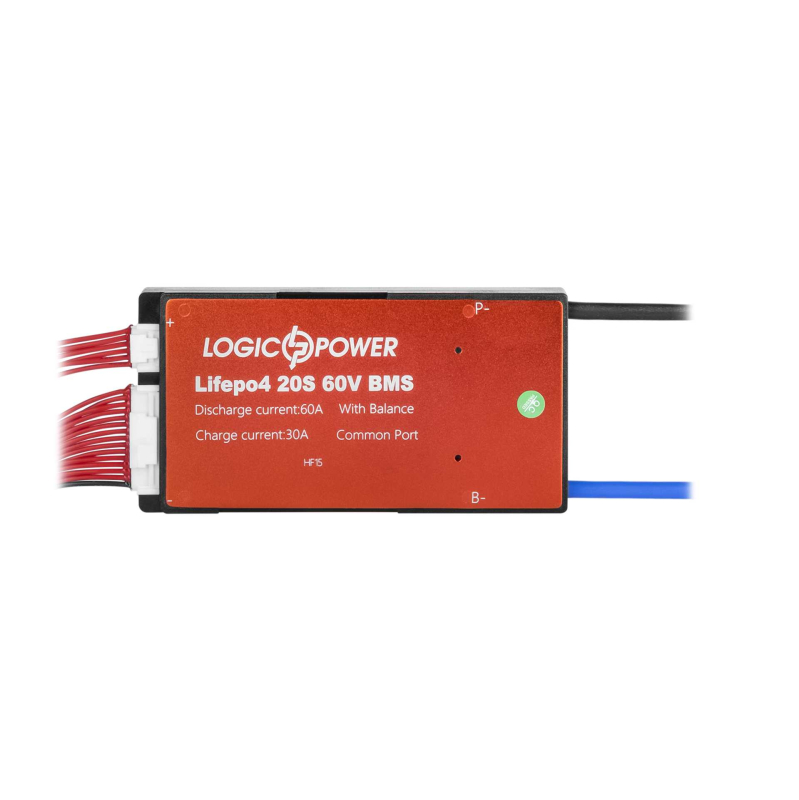 BMS плата LogicPower LiFePO4 60V 20S Dis 60A Ch 30A