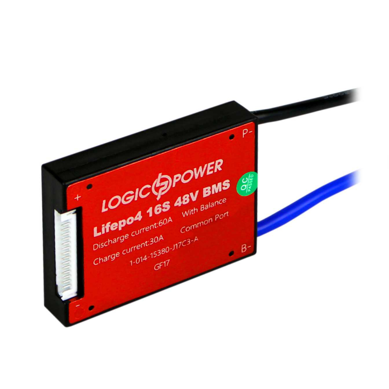 BMS плата LogicPower 48V 16S Dis 60A Ch 30A