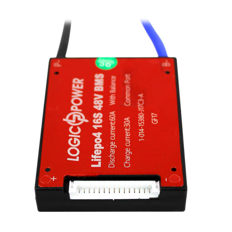 BMS плата LogicPower 48V 16S Dis 60A Ch 30A
